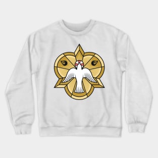 The image of a dove - a symbol of the Holy Spirit of God Crewneck Sweatshirt